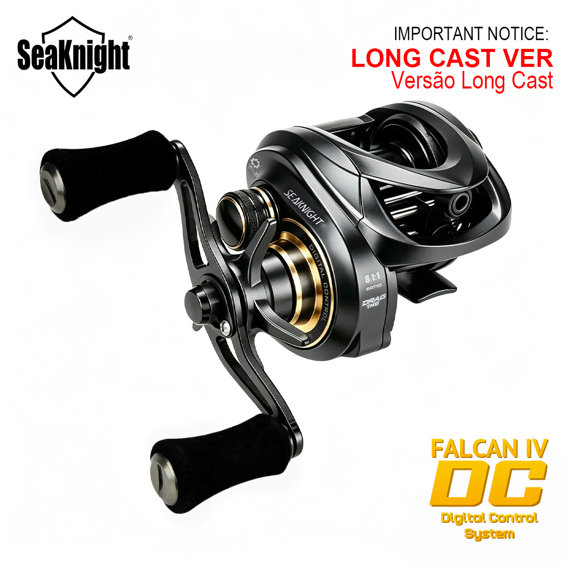 Ice Fishing Reel - Kołowrotek castingowy SeaKnight FALCAN IV DC