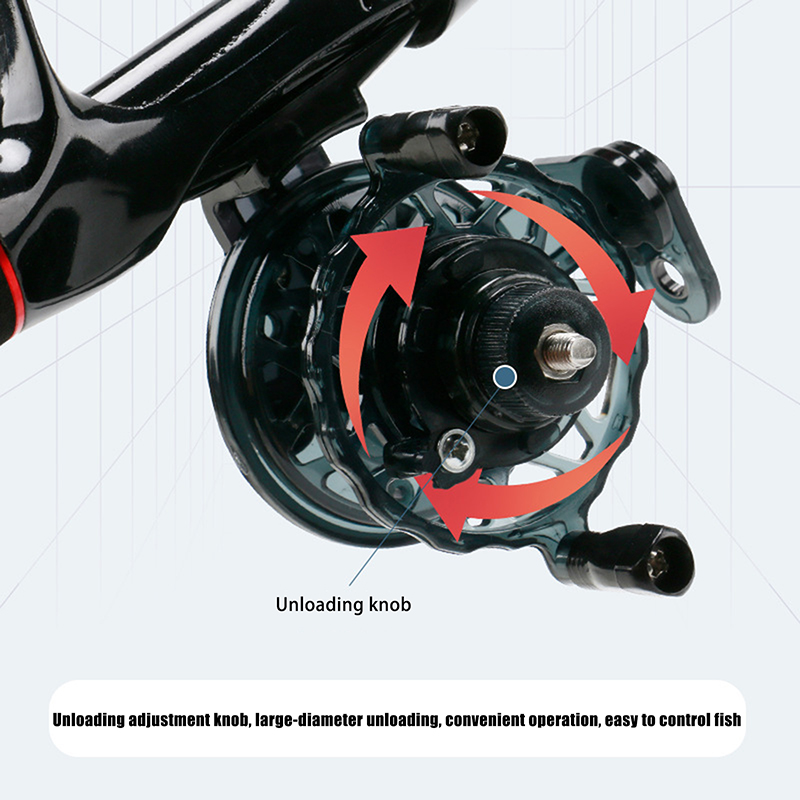 Nowy 1 szt. 1:1 Przenośny Wyso – Ice Fishing Reel recenzja i cena